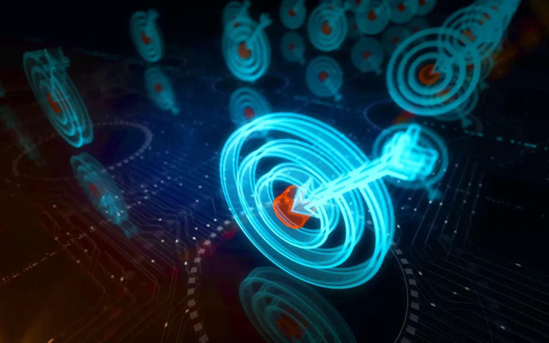 Digital illustration of a target with an arrow, symbolizing precision in data management and IT asset disposal, relevant to secure server disposal services.