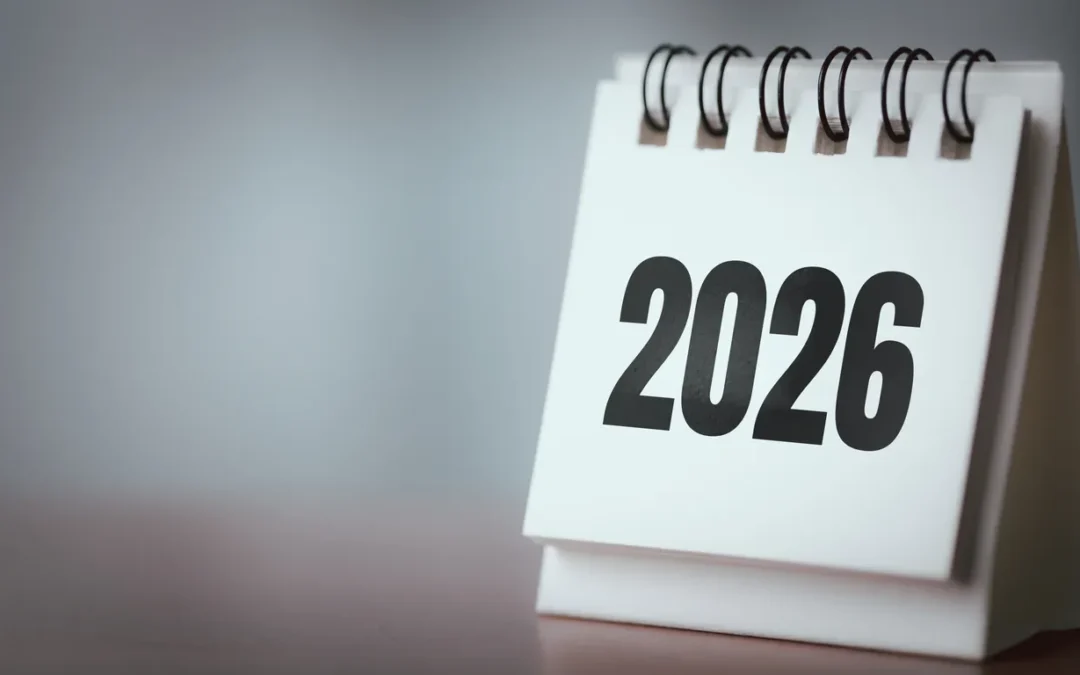 2026 calendar page highlighting the importance of ITAD compliance for secure IT asset disposal.