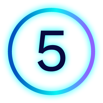 Dark number four bullet point graphic.
