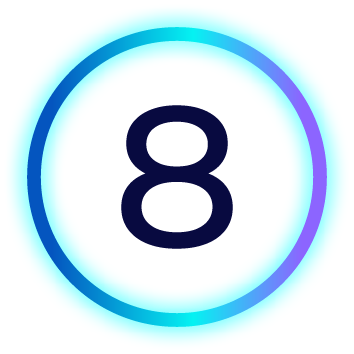 Dark number four bullet point graphic.