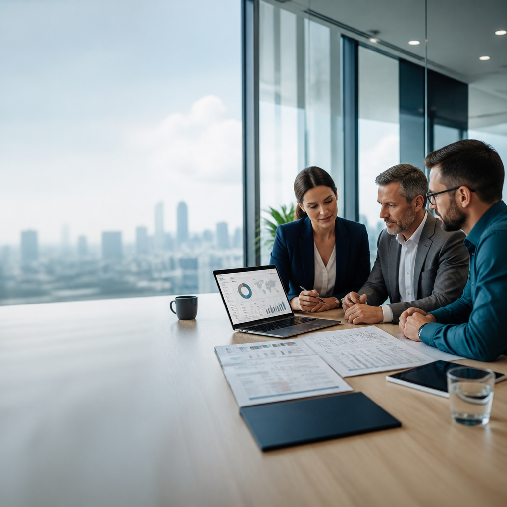 Procurement, IT and information security professionals evaluating an IT Asset Disposal (ITAD) supplier during an enterprise procurement meeting.